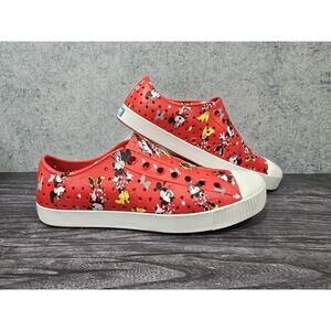 Disney Parks x Native Jefferson Minnie Mouse Red Slip On Shoes Women's 9 M7 Rare